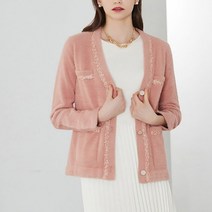 럭스네트웍스 여성용 가브리엘 눈꽃 니트 자켓 JH3S801W