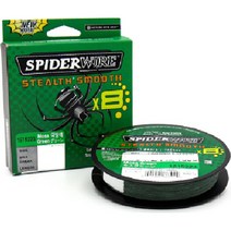 스파이더와이어 스무드8 합사 낚시줄 300m BOX 타입, 국방색