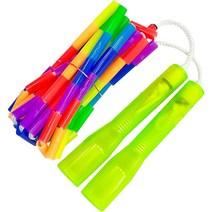 제이에프로프 트윙클 어린이 무지개 구슬 줄넘기, 초록색