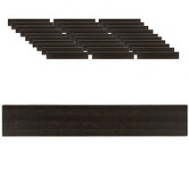 DIY 셀프 원목 우드 패널 30cm, 내추럴 NA 06 다크브라운 블랙 월넛, 68개