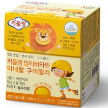 키움정 멀티비타민미네랄 구미젤리 30P, 1개, 120g