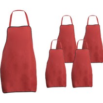 해오름유니폼 손님용 앞치마, 레드, 5개