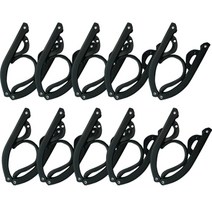 레이후르츠 여행 차량용 접이식 옷걸이, 블랙, 10개