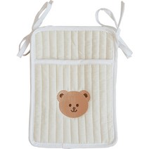 반데어 유아용 침대 기저귀 수납 걸이, 1포켓(베어)