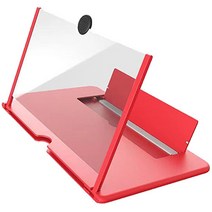 알포유 접이식 스마트폰 확대스크린 26 x 17.4 x 0.8 cm, 레드, 1개