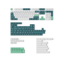 키크론 체리프로파일 이중사출 PBT 영문 키캡 풀 세트 219키 교체용 PBT-13, White Mint, 일반형