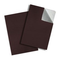 구우스 소형 가죽 리폼 보수 스티커 A1 2p, 진브라운