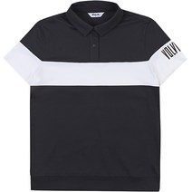 볼빅 여성용 골프 보더 부르종 카라 티셔츠 VLTSN392BK09510