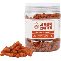 땅파서팜 강아지 고기듬뿍 연어 져키 1kg, 1개