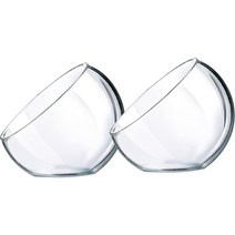 루미낙 Versatile 디저트 유리볼 120ml, 투명, 2개