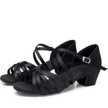 올러바웃 라틴 댄스화, 블랙, 240