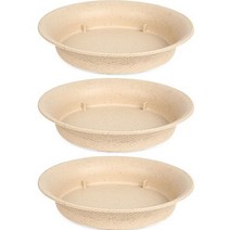 가든 원형 화분받침 3p, 베이지