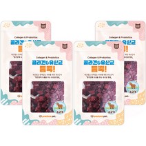 프레셔스펫 강아지 콜라겐 유산균 듬뿍 간식 80g, 4개, 소고기