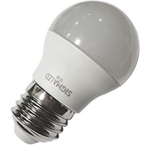 시그마LED 꼬마전구 E26 3W, 전구색, 5개