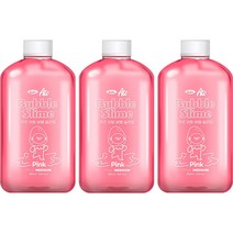 폴메디슨 대용량 키즈 아토 버블 슬라임 핑크 핑크, 3개, 550ml