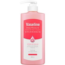 바세린 24h 딥 모이스춰 핸드앤네일 크림, 1개, 500ml
