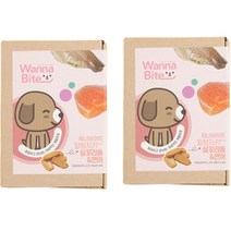 반려동물 워너바이트 말랑져키 가수분해 간식, 혼합맛(실꼬리돔/연어), 120g, 2개