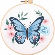 올라운더 생동감있는 나비 DIY 십자수 패키지, C, 1세트