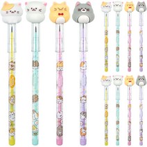 핑크풋 1000 냥냥이 카트리지 연필 3p x 4종 세트, 혼합색상, 1세트