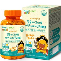 뉴트리디데이 베이비앤키즈 칼슘 마그네슘 아연 비타민D 츄어블 216g, 180정, 1개
