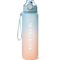 10도씨 트라이탄 레인보우 스포츠보틀, 블루, 1L