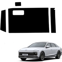 메이튼 디 올 뉴 가죽 글로브박스 스크래치 커버 SC, 현대 그랜저GN7, 블랙