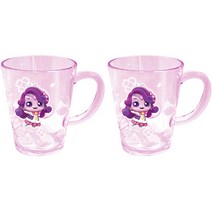 르번 알쏭달쏭 캐치! 티니핑 행운핑 물방울컵, 혼합색상, 2개