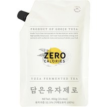 몬더스 담은유자 제로 차, 450g, 1개