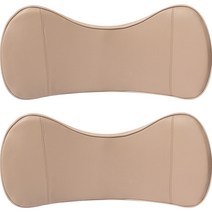 카템 힐링 차량용 요추쿠션, 베이지, 2개