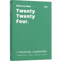 아이코닉 2024 레코드온 다이어리 프리위클리 B6 플래너 스케줄러, 01 GREEN