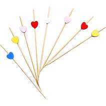 이홈베이킹 대나무 하트픽 100p 세트, 1세트