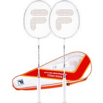 휠라 타이탄존 2000 배드민턴 라켓 2p + 풀커버 세트, 1세트