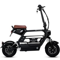 모토벨로 AKU2 PET 500W 48V 20Ah 듀얼 반려견 전동스쿠터 고객직접설치, 알루미늄, 블랙