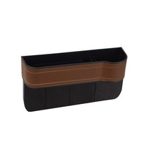 리빙차트 차량용 사이드포켓 고급형 조수석, 브라운, 전차종, 1개