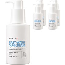 일리윤 저자극 이지워시 선크림 SPF50+ PA++++, 150ml, 5개