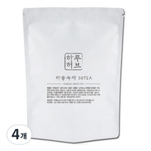 하루허브 하동녹차 대용량, 50g, 4개