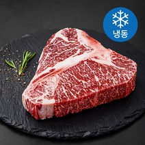 더숙성한우 T본 스테이크 (냉동), 500g, 1개