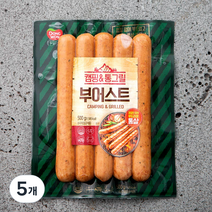 동원에프앤비 캠핑 앤 통그릴 부어스트, 500g, 5개