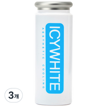 아이시화이트 아이스 쿨링 스틱 마사지기, 혼합 색상, 3개