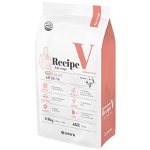 유한양행 Recipe V 강아지 연령별 맞춤식사료, 시니어, 3.9kg, 1개