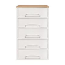 리빙스마일 우드 5단 일반5 서랍장, 랜덤발송