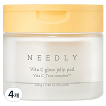 니들리 비타C글로우 젤리 패드 210g, 60개입, 4개