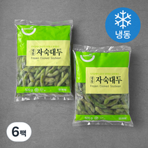 세미원 자숙대두 (냉동), 500g, 6팩