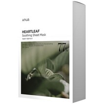 아누아 어성초 77 진정 시트 마스크팩 25ml, 10개입, 1개