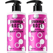 더프트앤도프트 퍼퓸드 바디로션 스톡홀름 로즈, 300ml, 2개