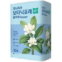 모나리자 보타닉포레 플라워 3겹 롤화장지 27m, 1팩, 30롤