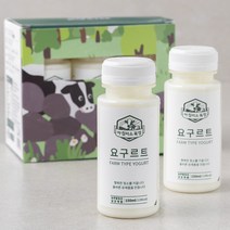 아침미소목장 팜타입 요구르트, 150ml, 6개입