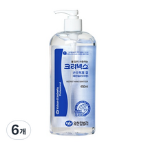 크리넥스 유한킴벌리 손소독제 겔 오이향, 450ml, 6개