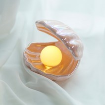 파인블루 샤이닝펄 LED무드등, 펄링 핑크