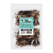 펫츠맘마 반려동물 수제간식 오리도가니 200g, 2개